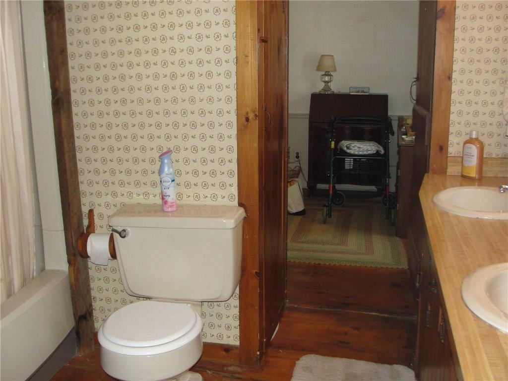 57 Harmon Road Bridgton, ME 04009 - Photo 21 of 28 Full bath with full shower/tub, wood...