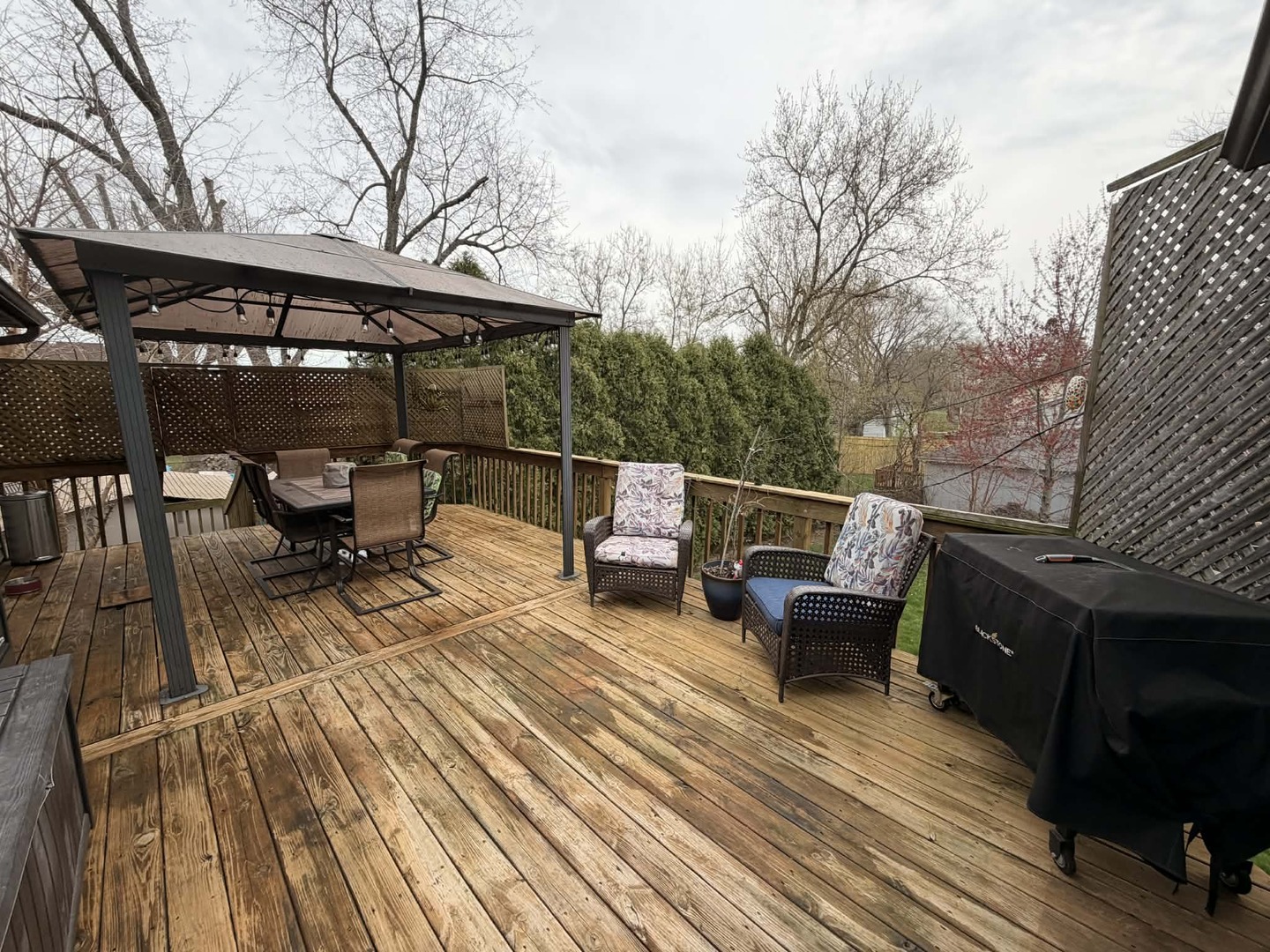 8313 Garrison Road Wonder Lake, IL 60097 - Photo 19 of 23 a view of roof deck with patio