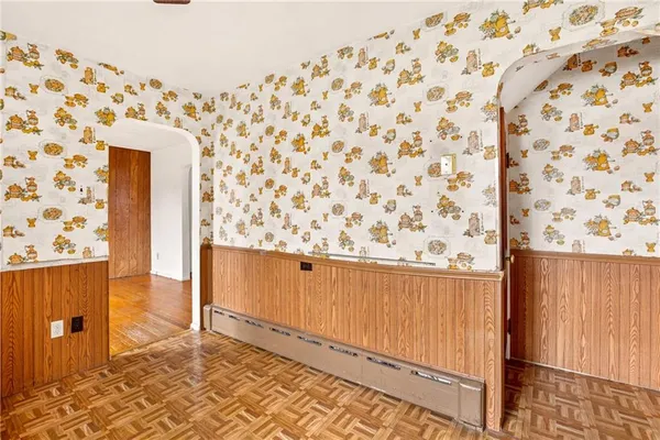 a view of bathroom with a tub shower and sink