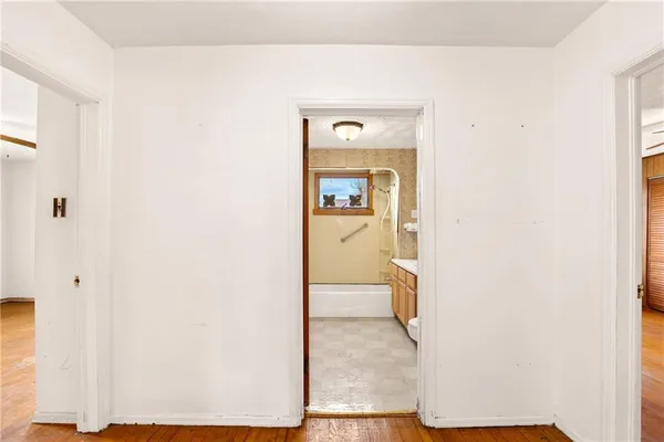 wooden floor in an empty room