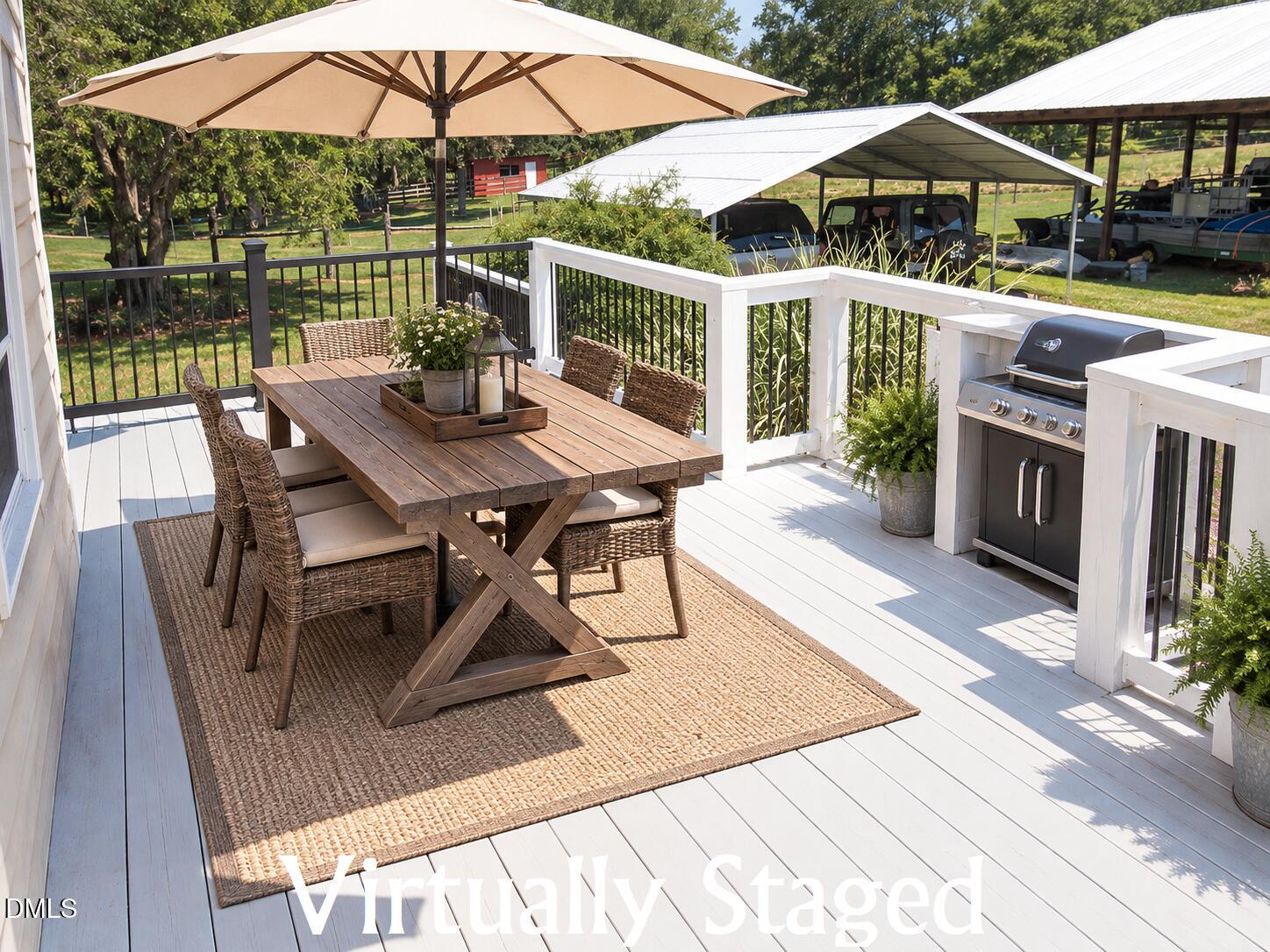 1290 Spring Valley Road Henderson, NC 27537 - Photo 37 of 71 Virtually staged - deck