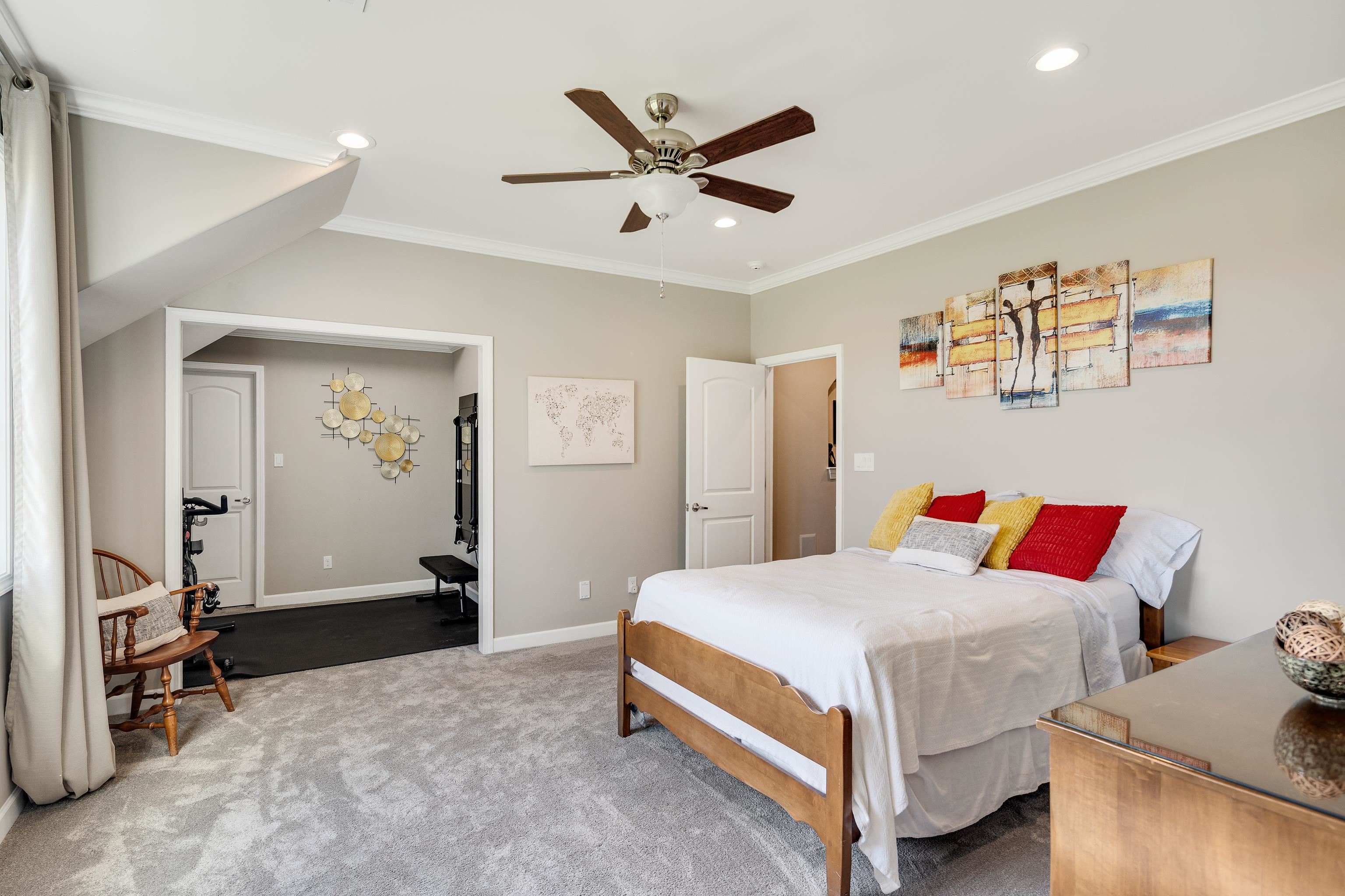 35 Spruce Valley Lane Piperton, TN 38017 - Photo 25 of 39 a bedroom with a bed and ceiling fan