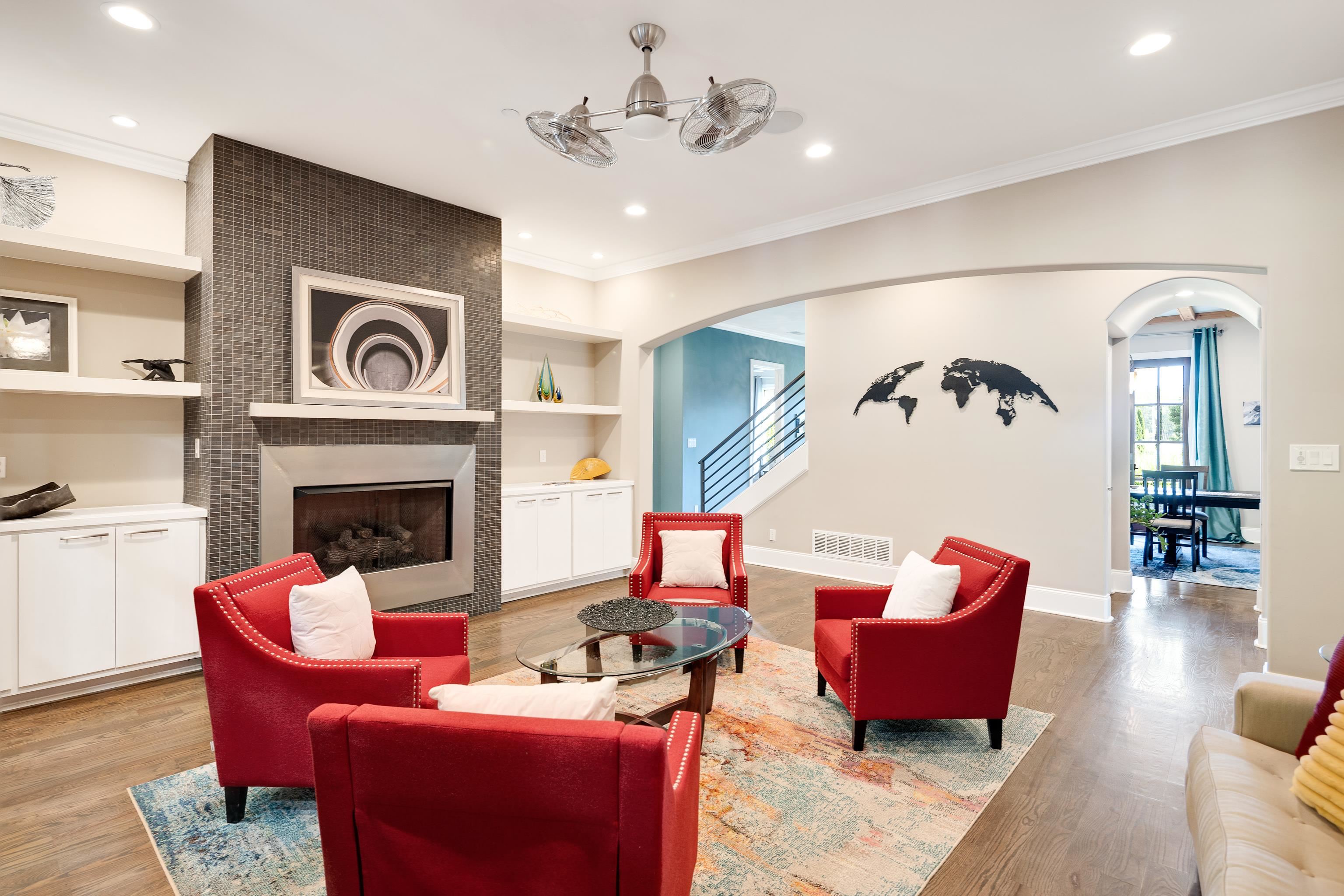 35 Spruce Valley Lane Piperton, TN 38017 - Photo 10 of 39 a living room with furniture fireplace and wooden floor