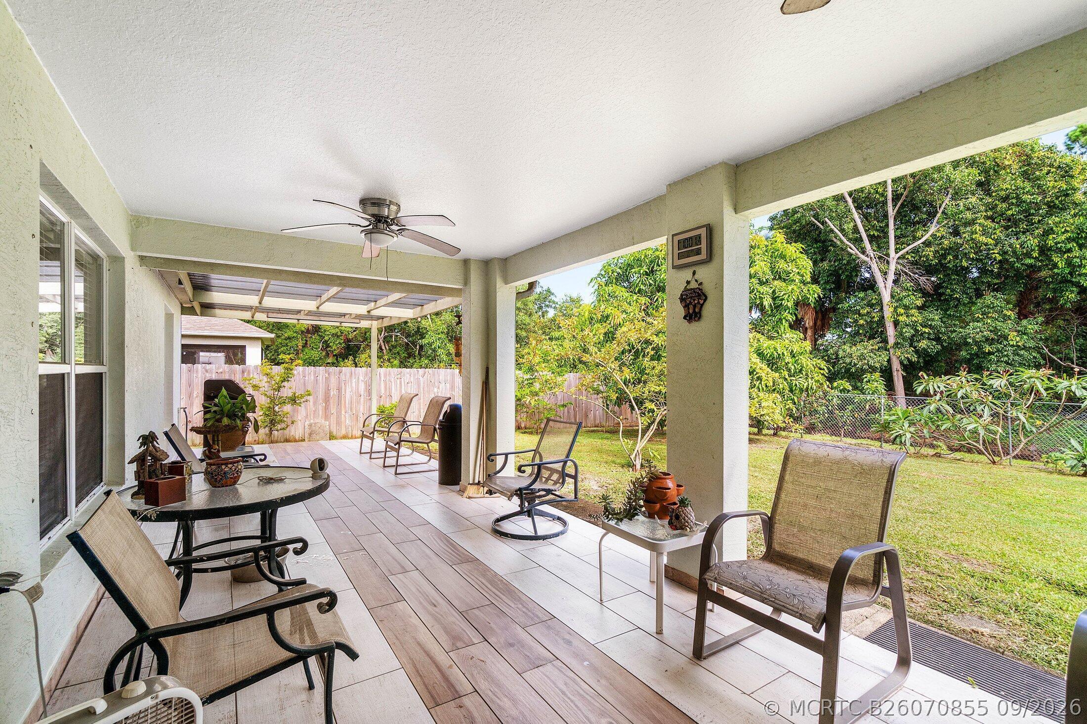 1629 Southwest Fortune Road Port St. Lucie, FL 34953 - Photo 30 of 33 Patio