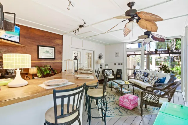 a outdoor space with furniture