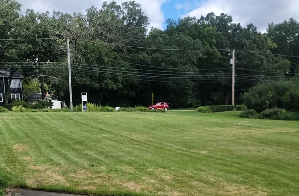 a view of a room with entertaining space and garden