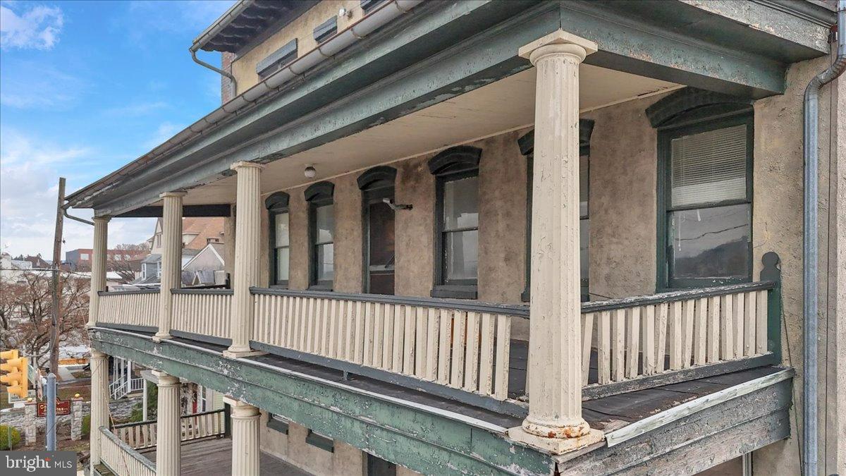 200 West Lancaster Avenue Reading, PA 19607 - Photo 15 of 50 Charming vintage balcony with classic columns.