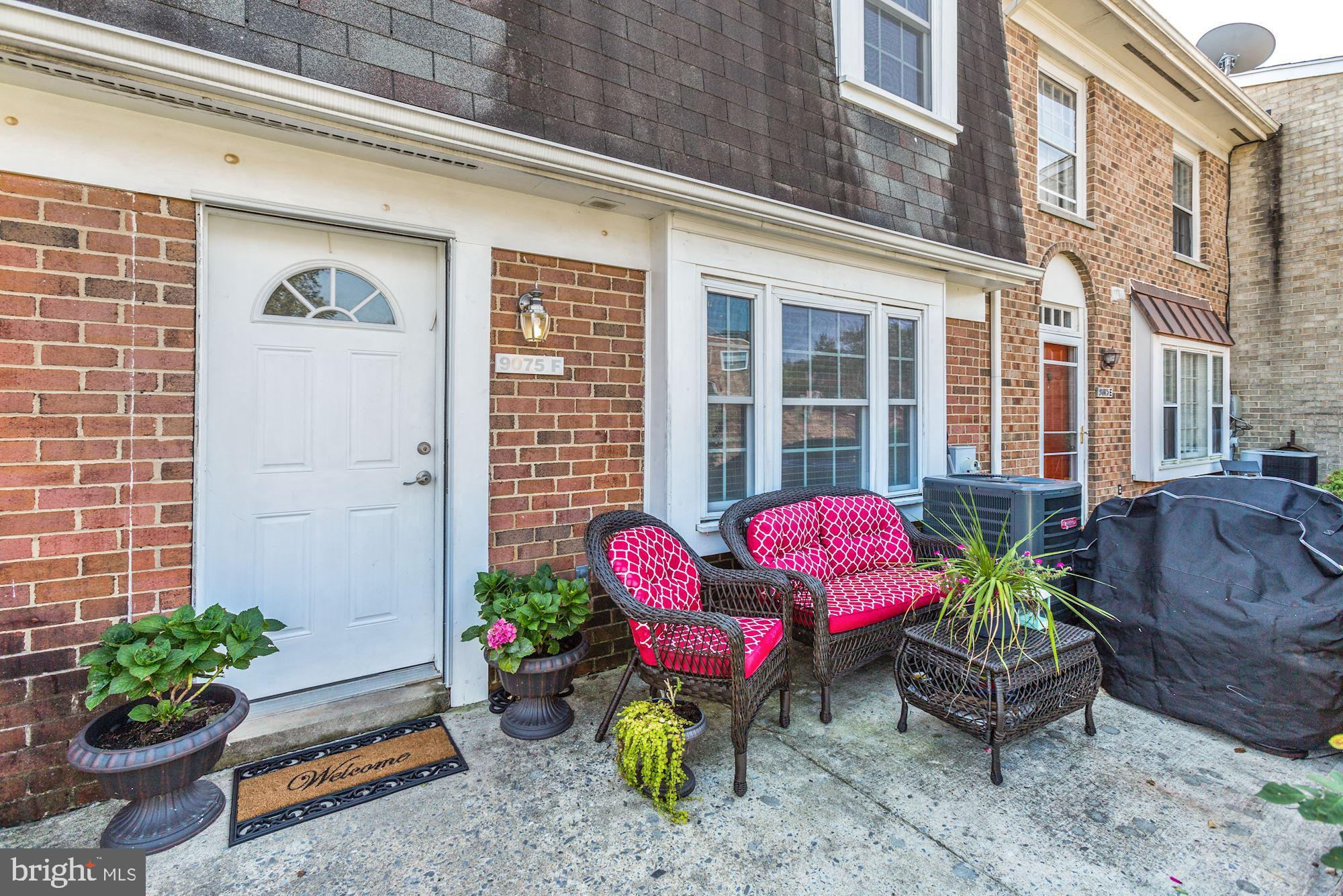 9075 North Laurel Road, Unit F Laurel, MD 20723 - Photo 2 of 24 Front Entrance & Patio