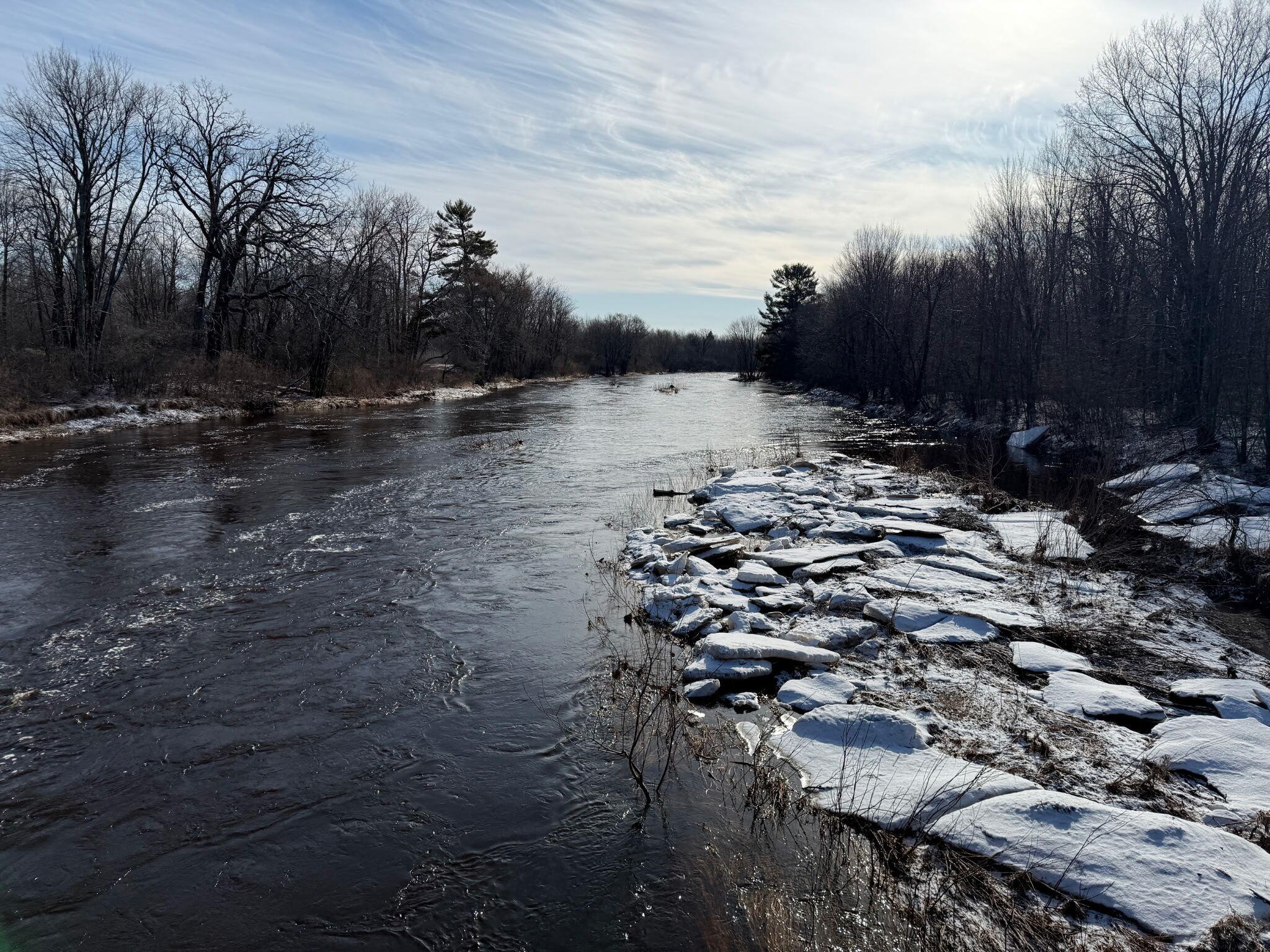 N1742 County Road North Kennan, WI 54537 - Photo 33 of 61 River in winter