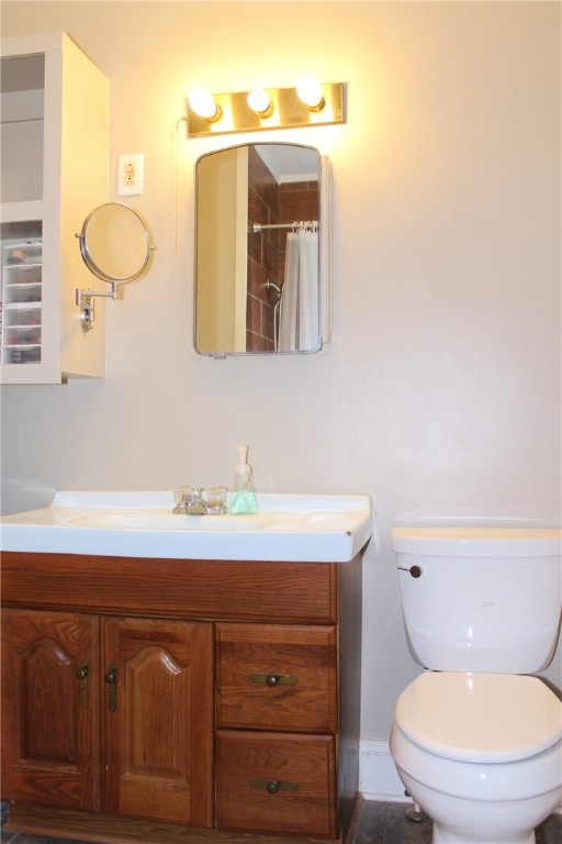 228 Cedar Lane Road Westminster, SC 29693 - Photo 30 of 43 The bathroom has a single vanity and built in stor