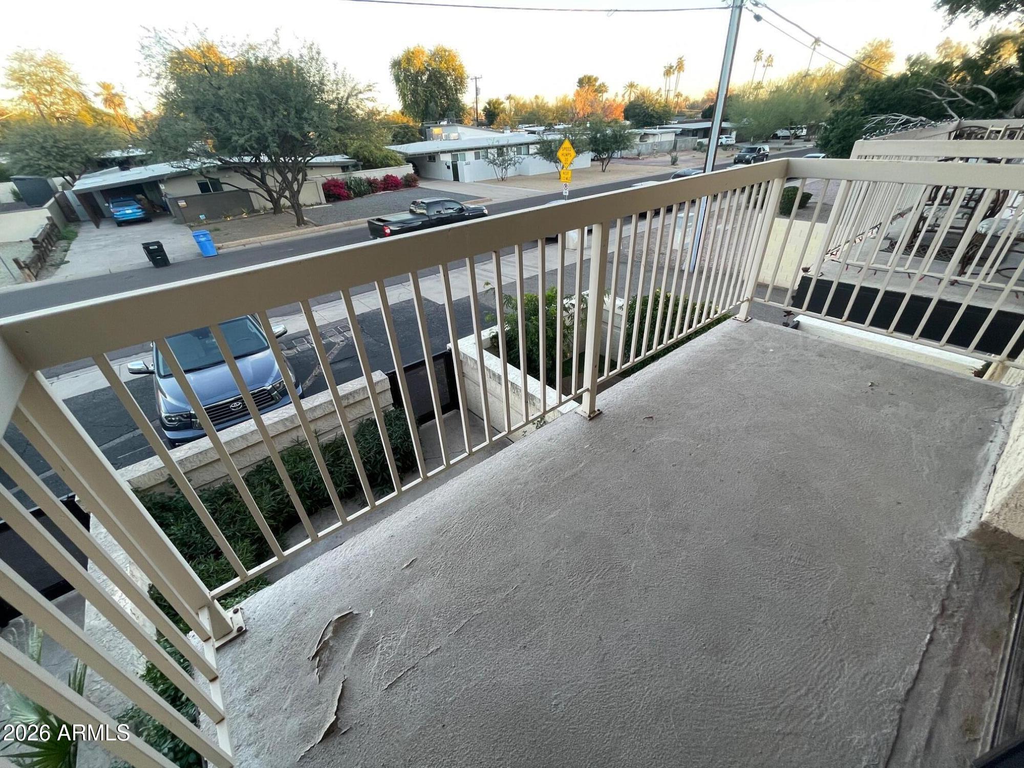 5830 North 10th Street, Unit 2 Phoenix, AZ 85014 - Photo 30 of 39 Balcony View 2