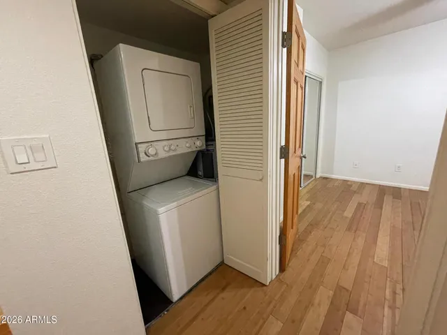 a view of a large building with lots of trees