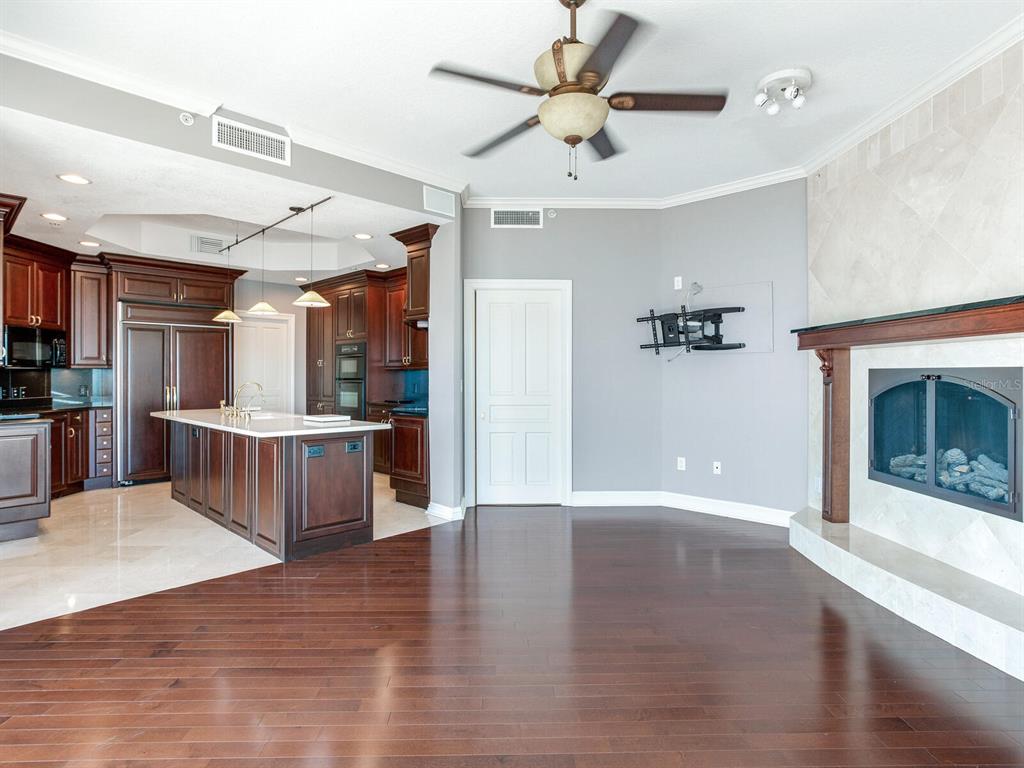 3507 Bayshore Boulevard, Unit 1202 Tampa, FL 33629 - Photo 17 of 68 a view of kitchen with cabinets and wooden floor