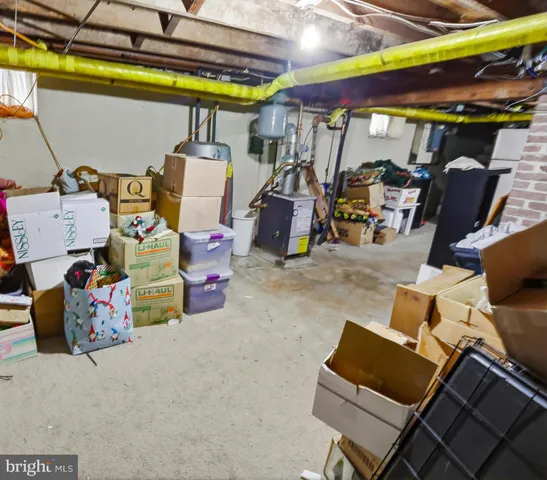 a view of water heater room