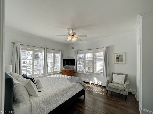 a bed room with a bed and a couch