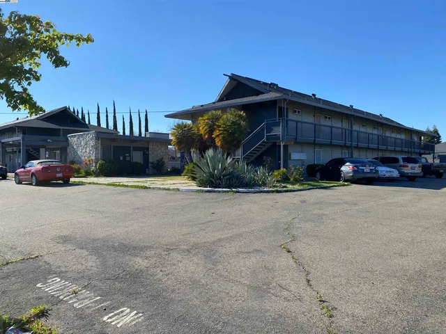 a car parked in front of a house