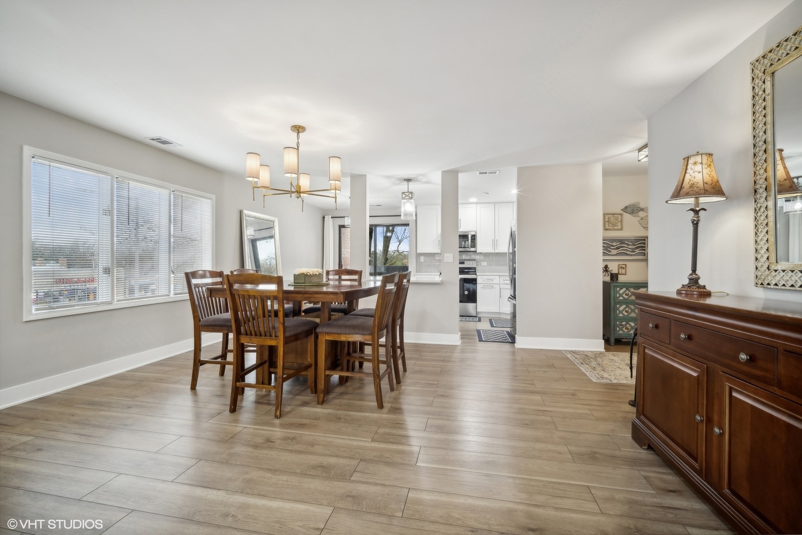 1088 Shermer Road, Unit 204 Northbrook, IL 60062 - Photo 5 of 28 a view of a dining room with furniture and window