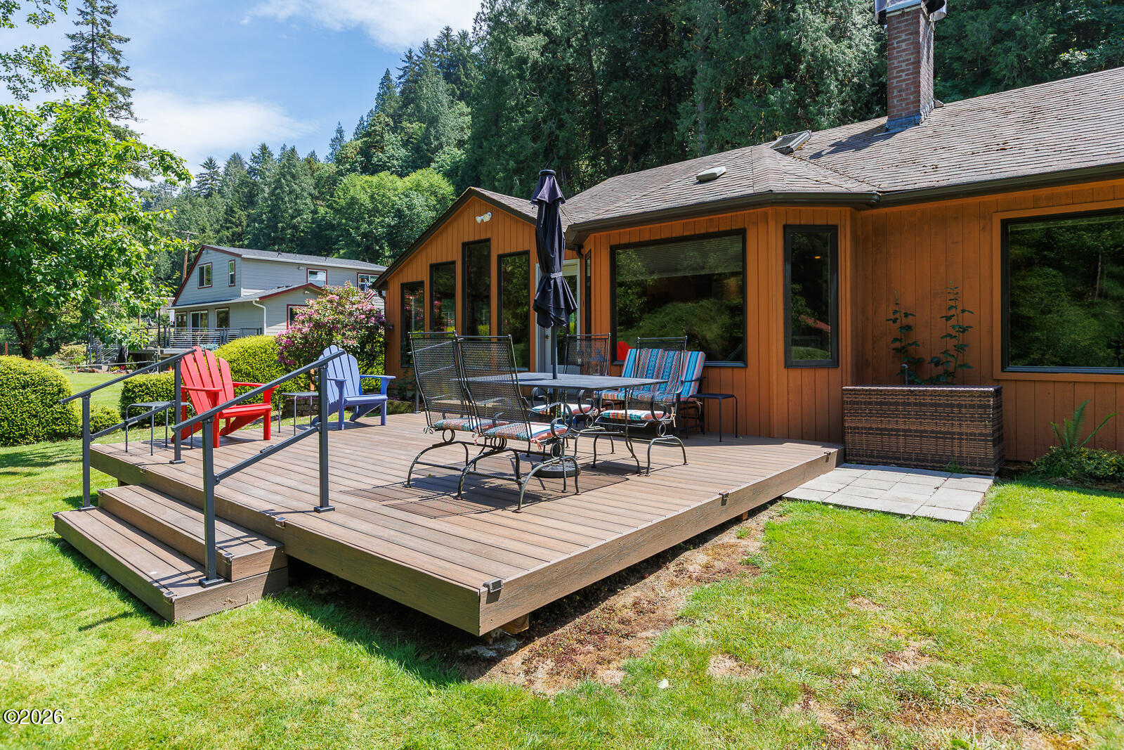 664 Little Switzerland Road Tidewater, OR 97390 - Photo 3 of 68 Rear Deck