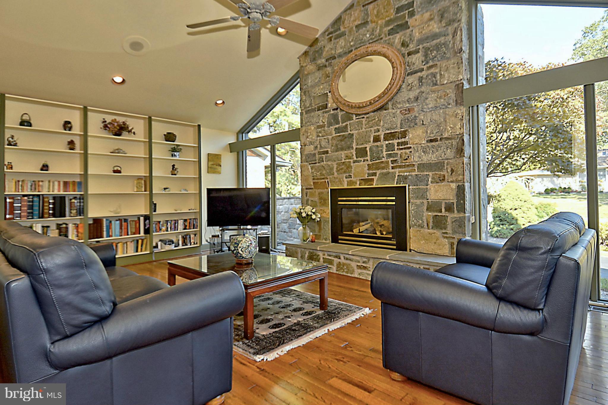 10020 Ormond Road Potomac, MD 20854 - Photo 13 of 30 Family Room features Natural Stone Fireplace