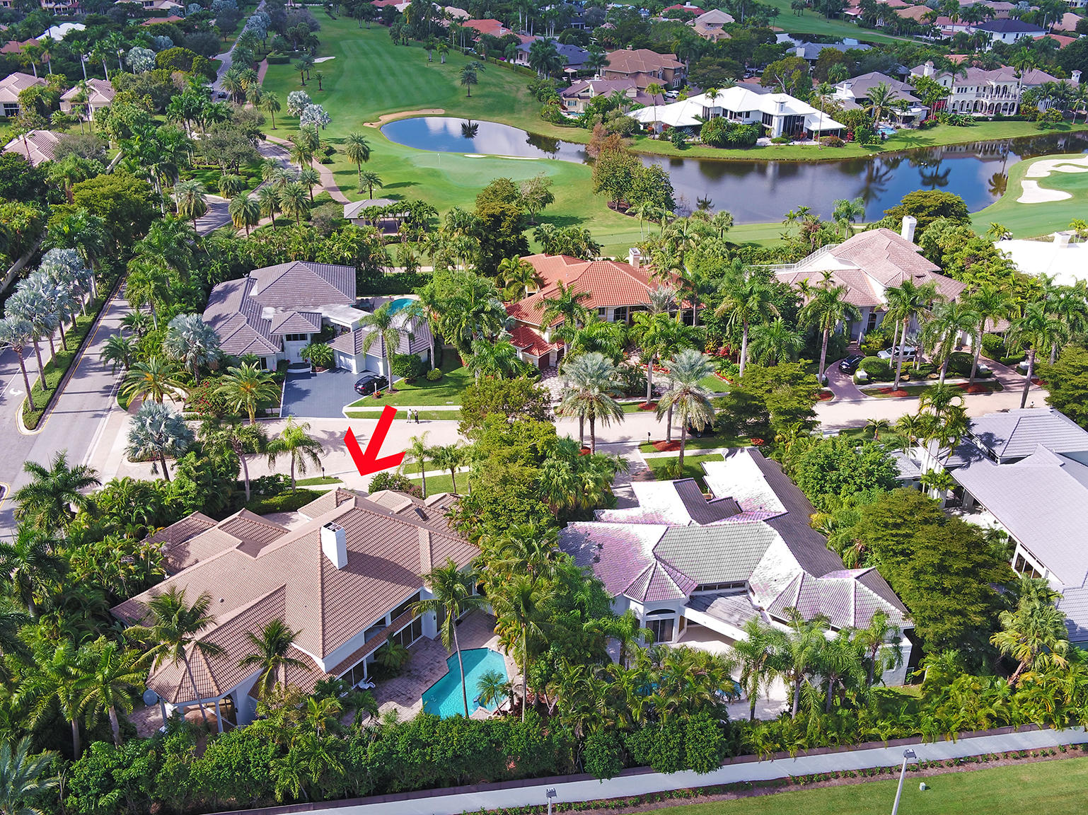 21730 Frontenac Court Boca Raton, FL 33433 - Photo 4 of 41 Back Yard Aerial