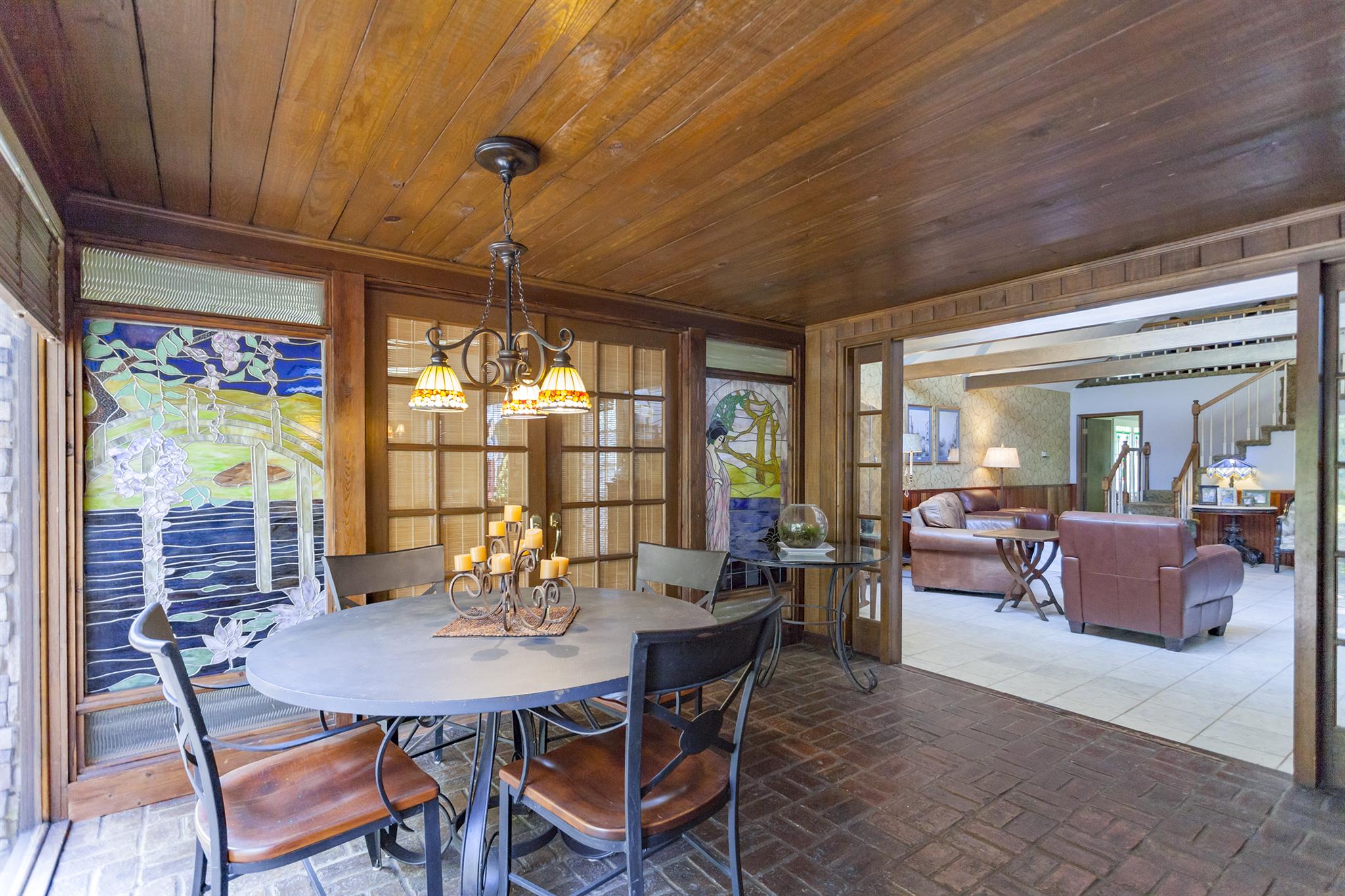 1635 Camp Ravine Road Burns, TN 37029 - Photo 17 of 28 a view of a dining room with furniture window and outside view