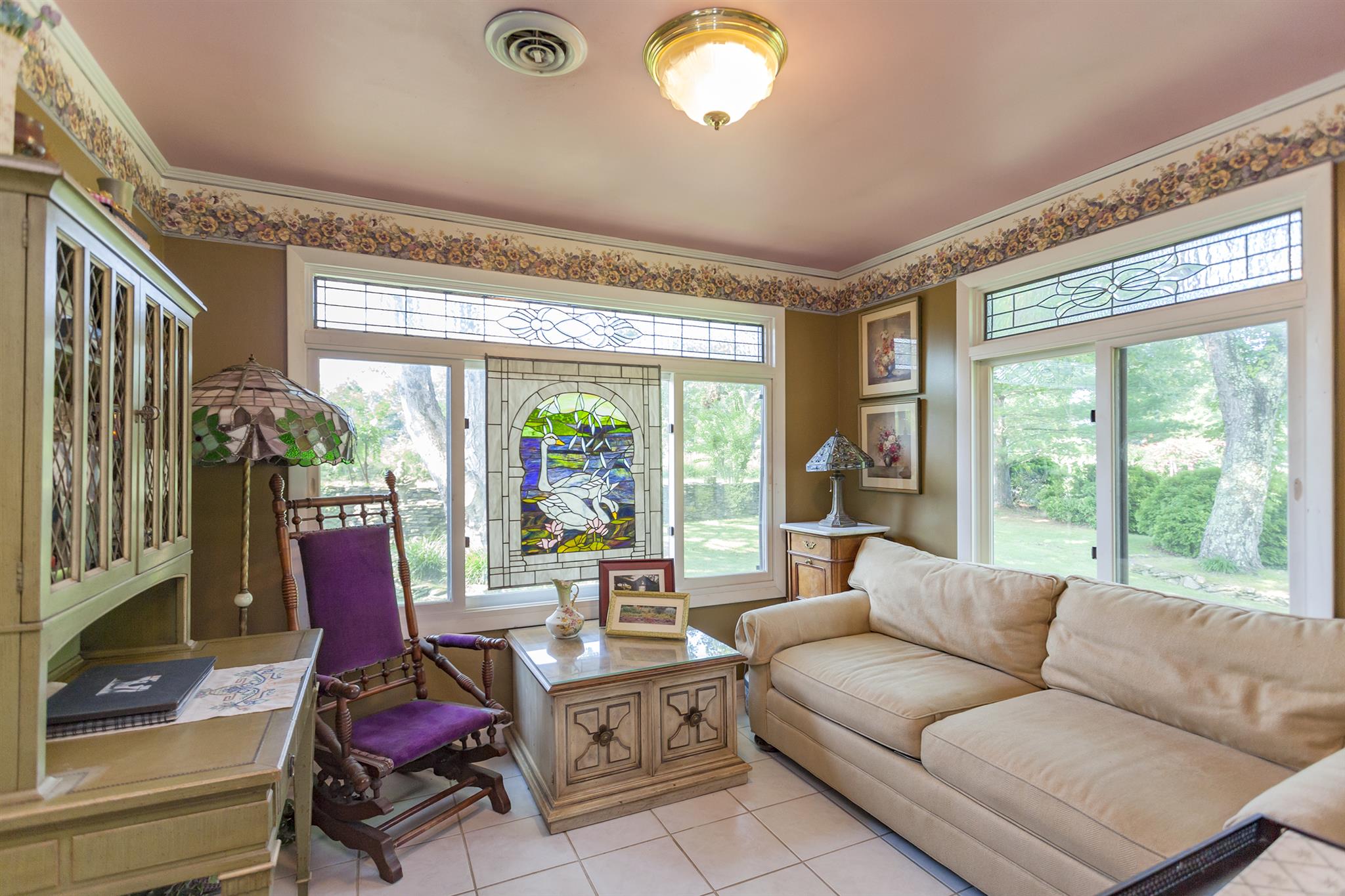 1635 Camp Ravine Road Burns, TN 37029 - Photo 20 of 28 a living room with furniture and a large window