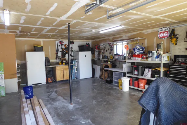 a view of a storage in a room