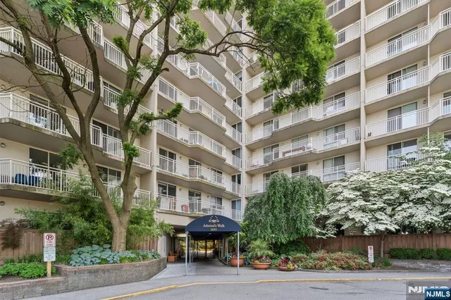 a front view of a building