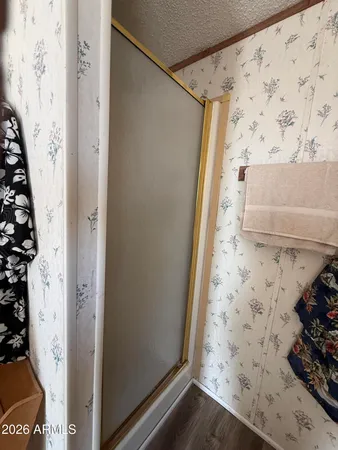 a view of bathroom with shower