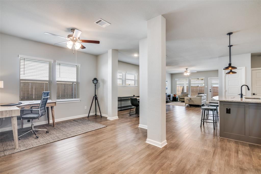 6420 Trezevant Street Rowlett, TX 75089 - Photo 13 of 28 View of study facing living area