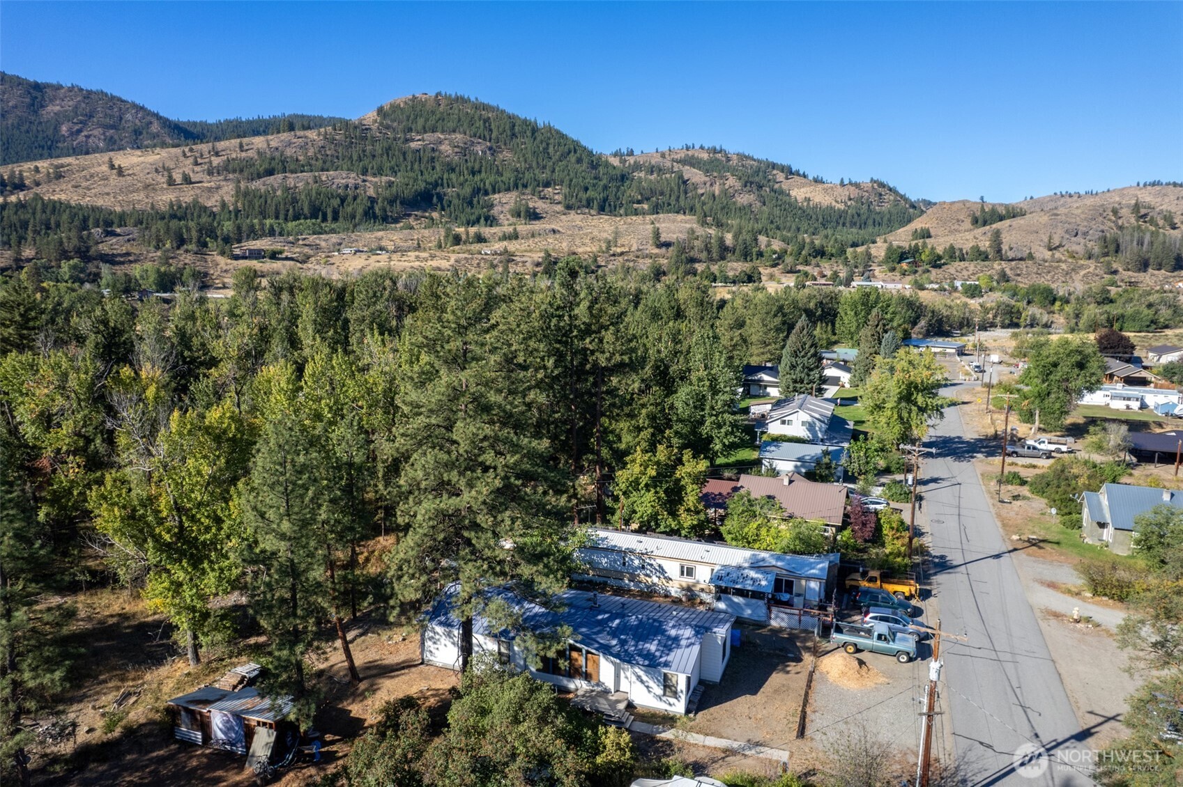 1221 Riverside Avenue Twisp, WA 98856 - Photo 32 of 40 an aerial view of a city