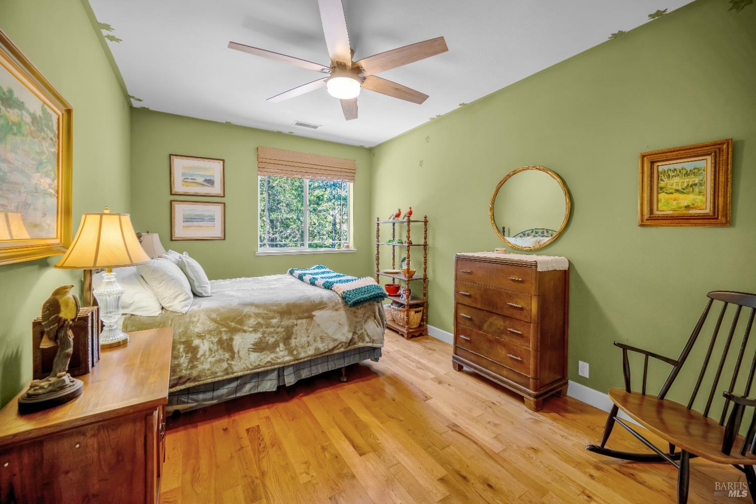 3970 Canyon Road Willits, CA 95490 - Photo 24 of 67 a bed room with a bed window and a chair