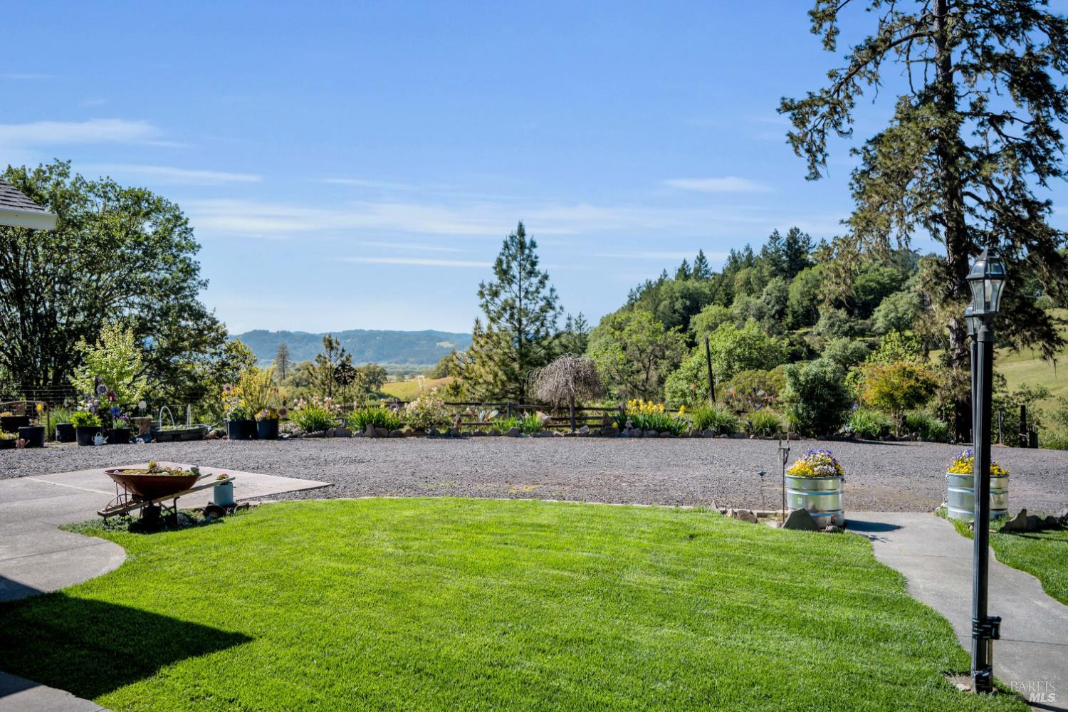 3970 Canyon Road Willits, CA 95490 - Photo 45 of 67 a view of yard with swimming pool and seating area
