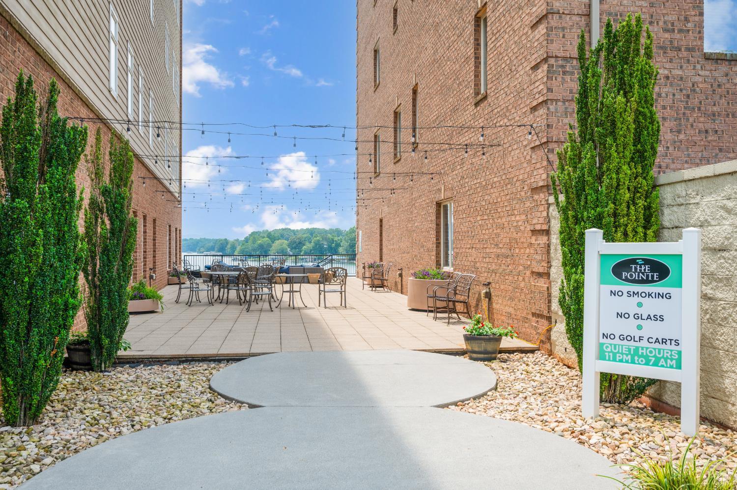1245 Graves Harbor Trail, Unit 212 Huddleston, VA 24104 - Photo 44 of 60 a view of a patio with dining table and chairs