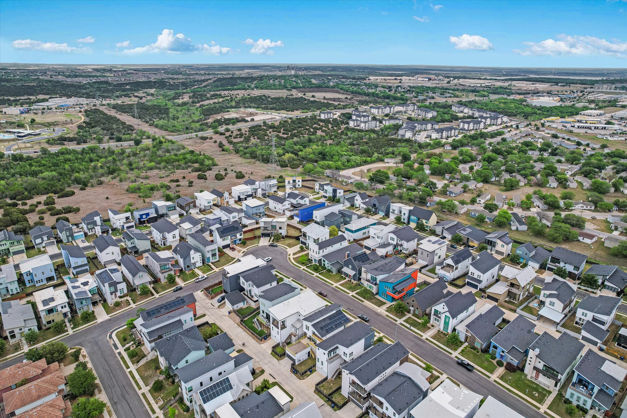6136 Florencia Lane Austin, TX 78724 - Photo 32 of 40 Aerial view of residential area