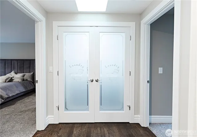 a view of bedroom with bathroom