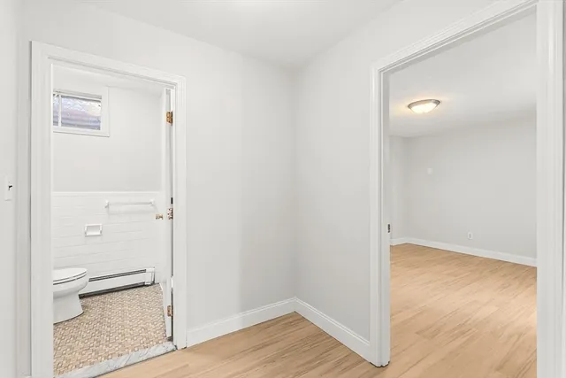 wooden floor in a gallery