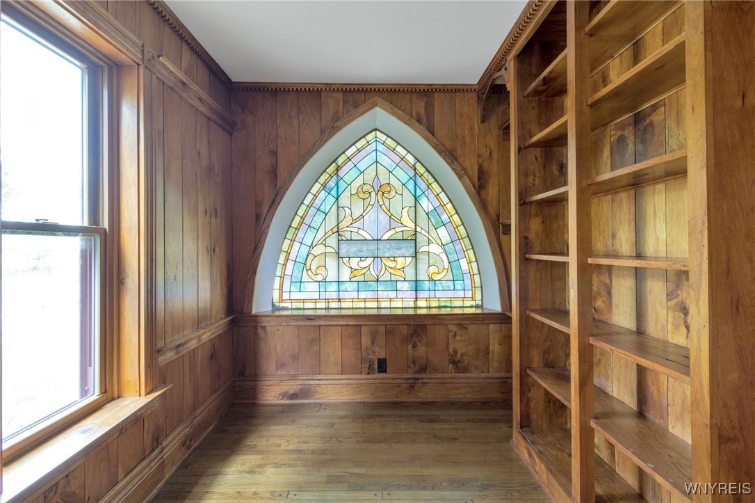 7745 Westphalinger Road Clarence, NY 14051 - Photo 11 of 50 stain glass included with book shelves