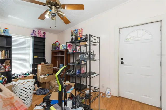 a view of a workspace with furniture