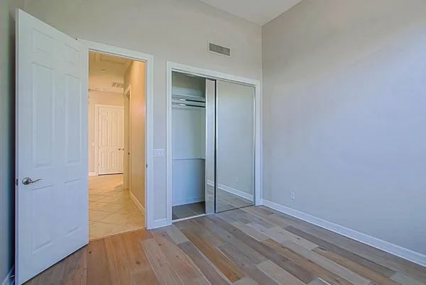 wooden floor in an empty room