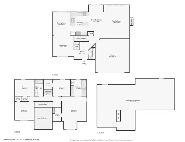 $448,000 | 4811 Princeton Lane, Lake In The Hills, IL 60156