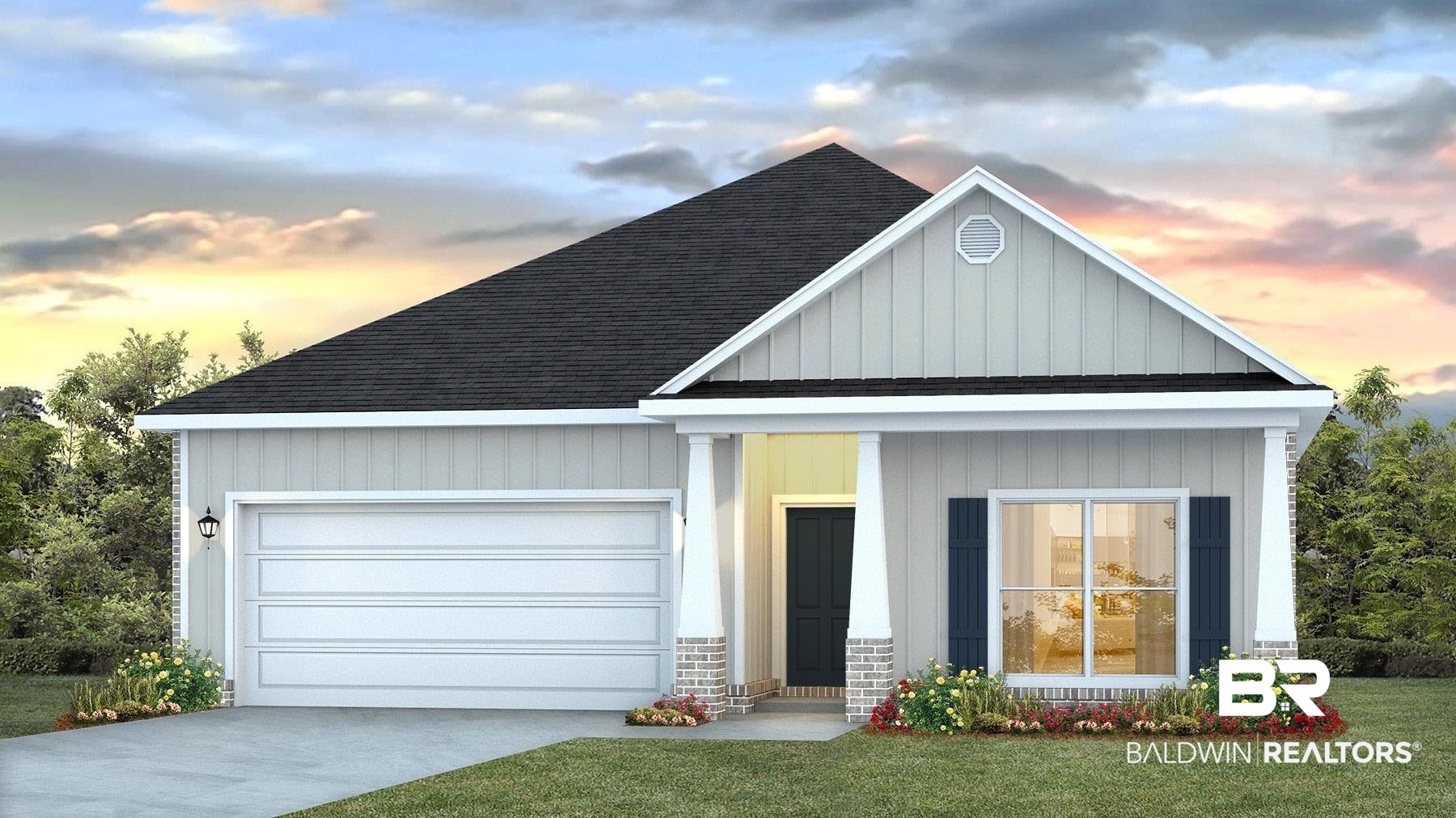 12877 Grand Rpds Road Fairhope, AL 36532 - Photo 1 of 31 Craftsman house featuring a garage and a yard