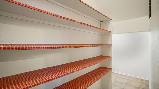 a workspace with wooden floor