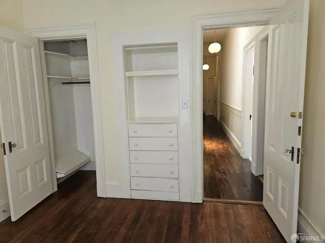 a view of closet