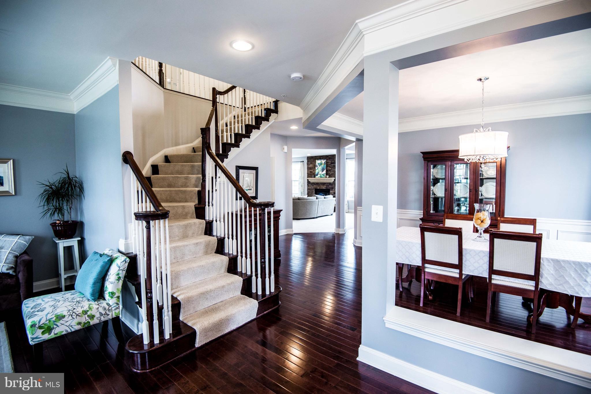 2372 Sweet Meadow Road Baltimore, MD 21209 - Photo 5 of 30 Beautiful Dark Wood Floors with Open Concept