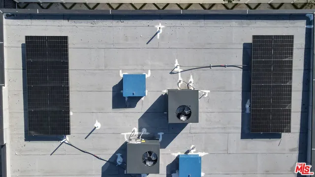 a front view of a house with a stove