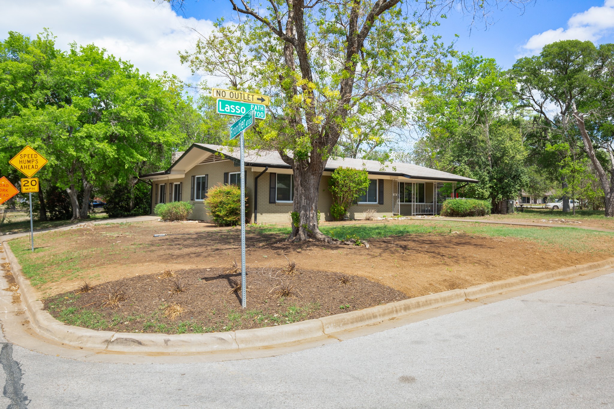 4702 Lasso Path Austin, TX 78745 - Photo 29 of 34 a house view with a backyard space
