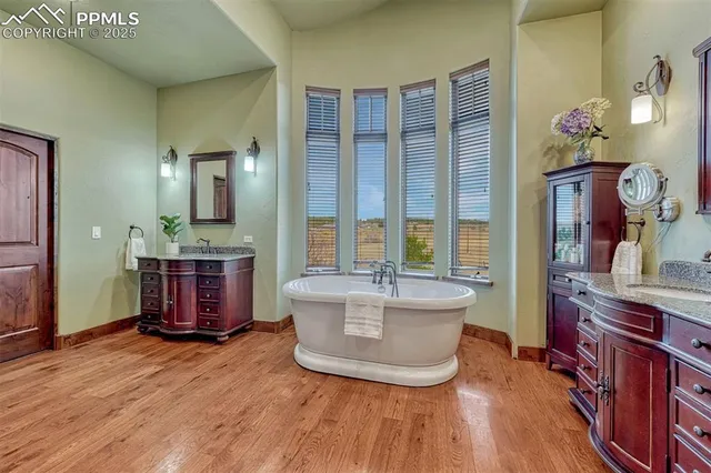 a view of a bathroom with shower