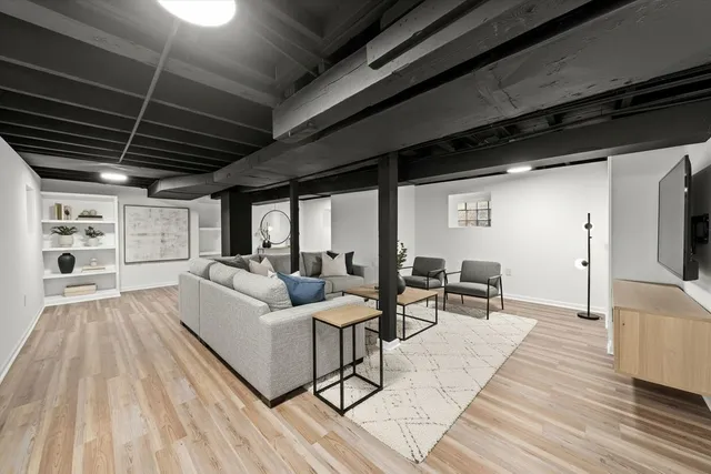 a view of wooden floor