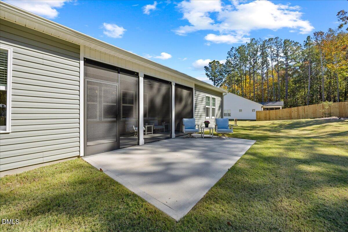 189 Red River Drive Selma, NC 27576 - Photo 26 of 31 a view of backyard of the house